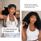 Dreamlover Brown Black Wig Grip Band 2pcs for Women Adjustable Headband for Keeping Wigs in Place Non Slip Comfortable Breathable Hair Styling Tool