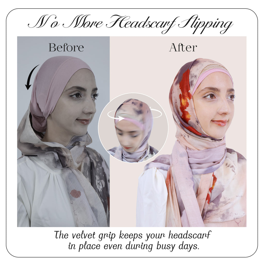Dreamlover Brown Black Wig Grip Band 2pcs for Women Adjustable Headband for Keeping Wigs in Place Non Slip Comfortable Breathable Hair Styling Tool