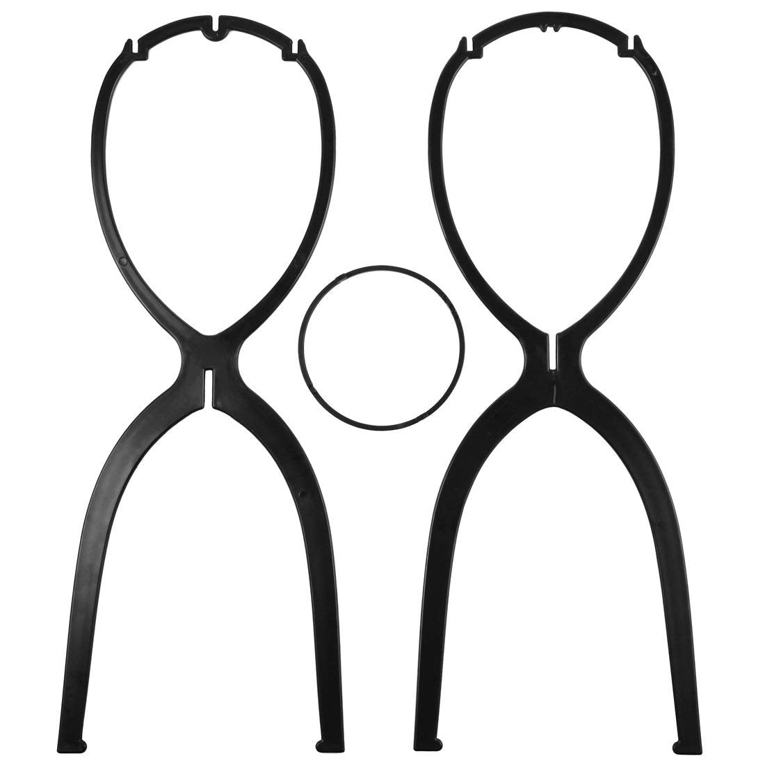 Dreamlover Wig Head Stand for Travel, 2 Packs
