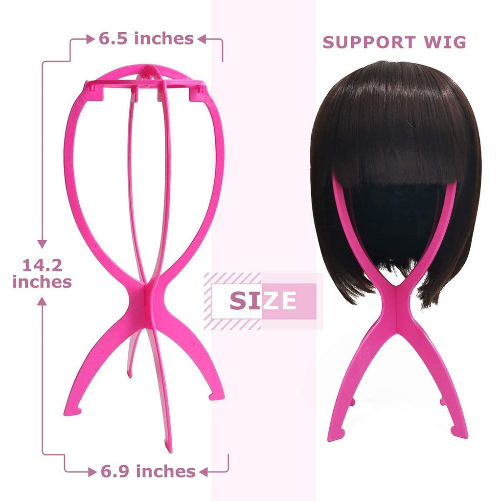 Dreamlover Wig Head Stand for Travel, 2 Packs