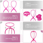 Dreamlover Wig Head Stand for Travel, 2 Packs