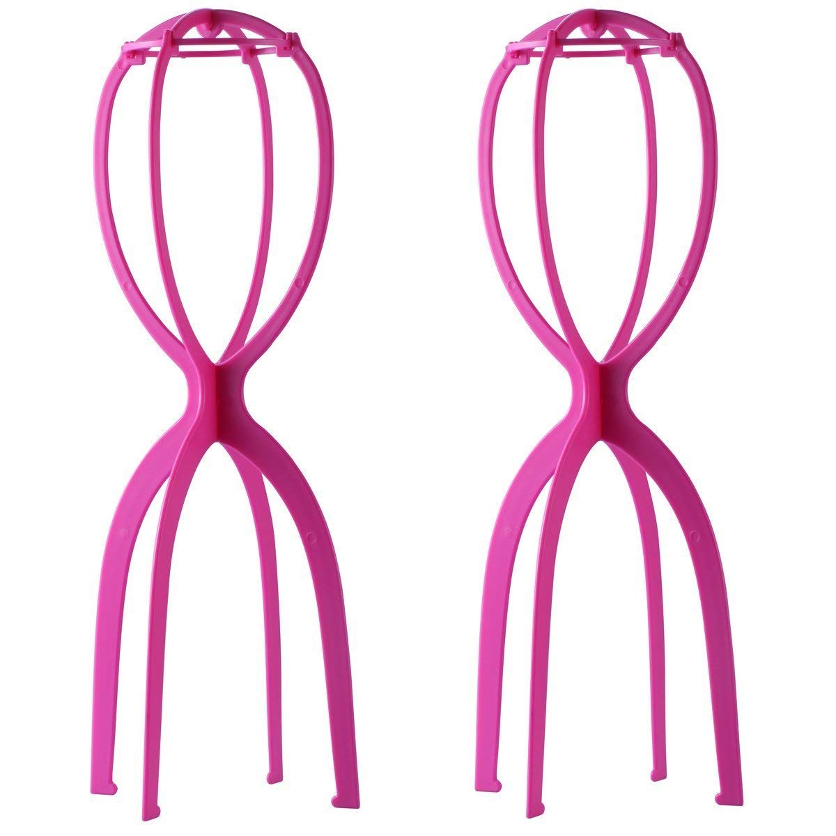 Dreamlover Wig Head Stand for Travel, 2 Packs