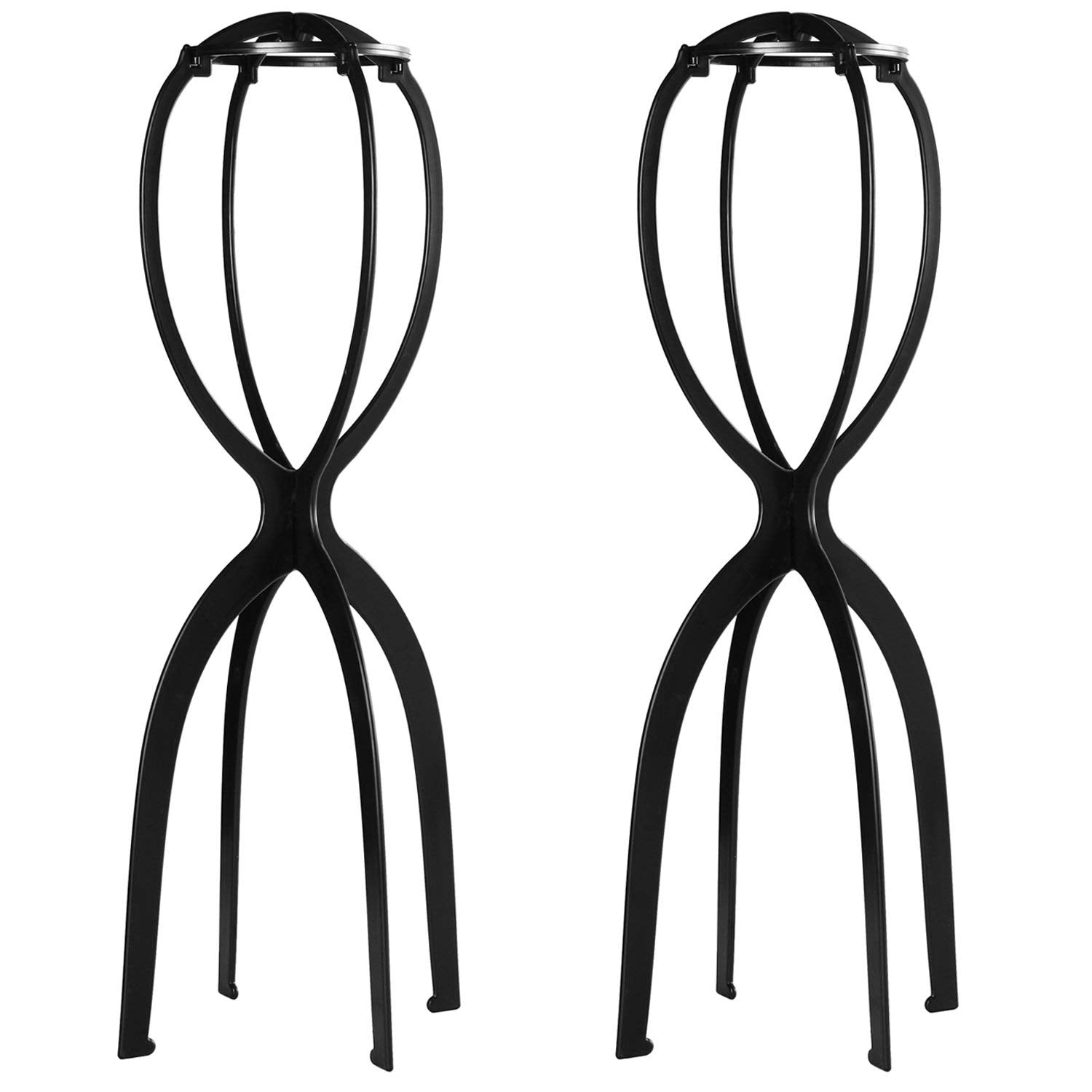 Dreamlover Wig Head Stand for Travel, 2 Packs
