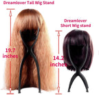 Dreamlover Wig Head Stand for Travel, 2 Packs