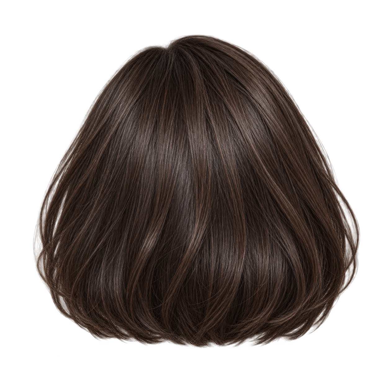 Short bob hairstyle silhouette